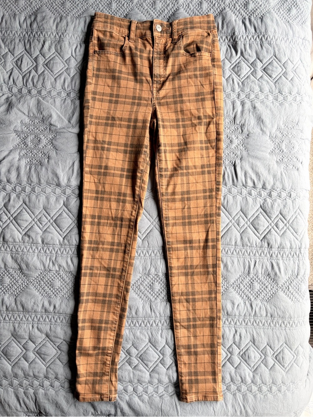 American Eagle NE(X)T LEVEL STRETCH Plaid jeans 2 Regular